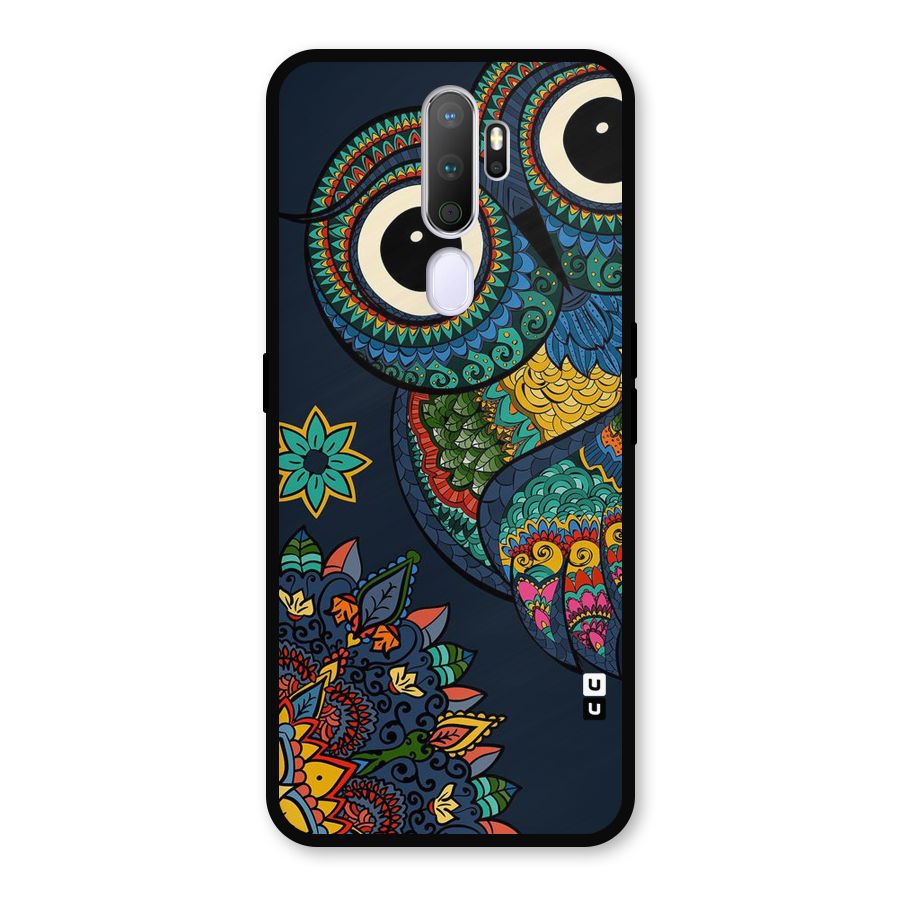 Owl Eyes Metal Back Case for Oppo A5 (2020)