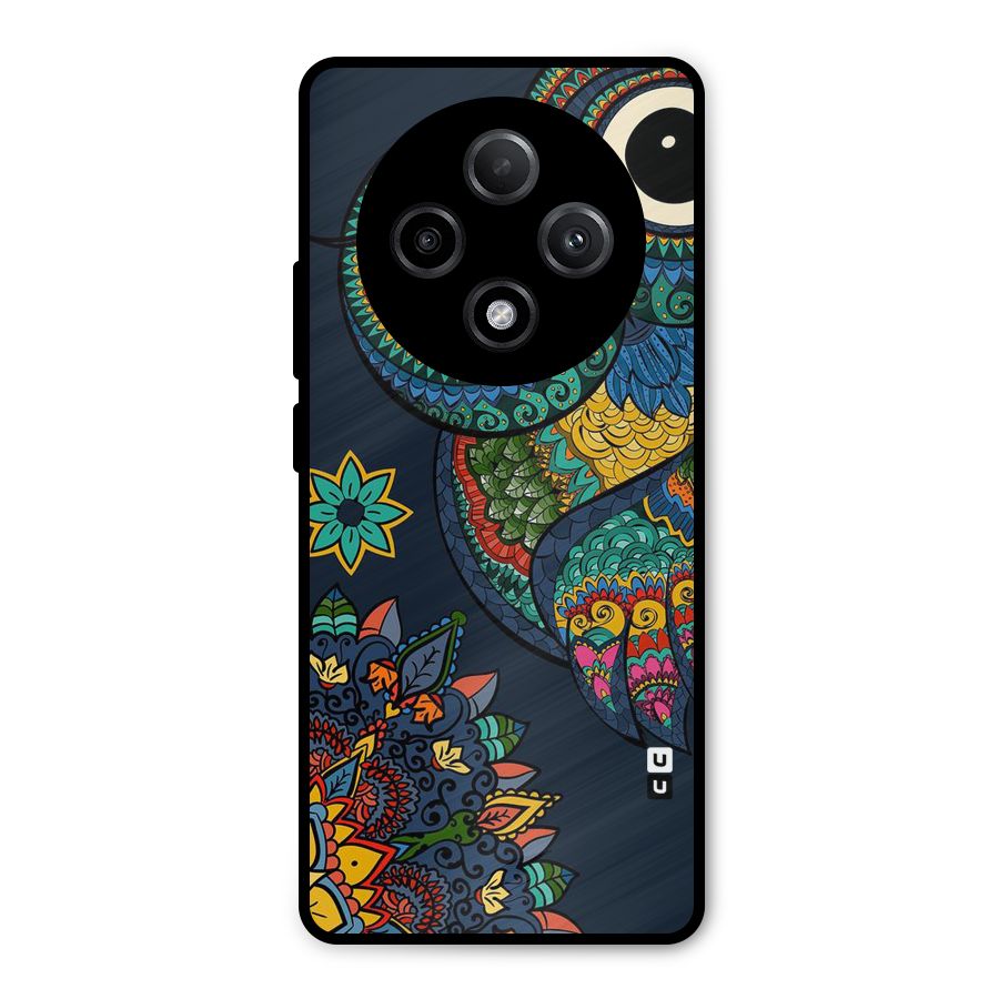 Owl Eyes Metal Back Case for Oppo F27 Pro Plus