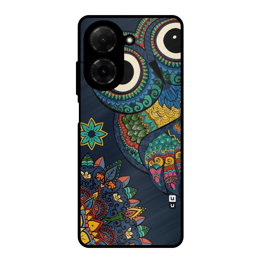 Owl Eyes Metal Back Case for Poco C71