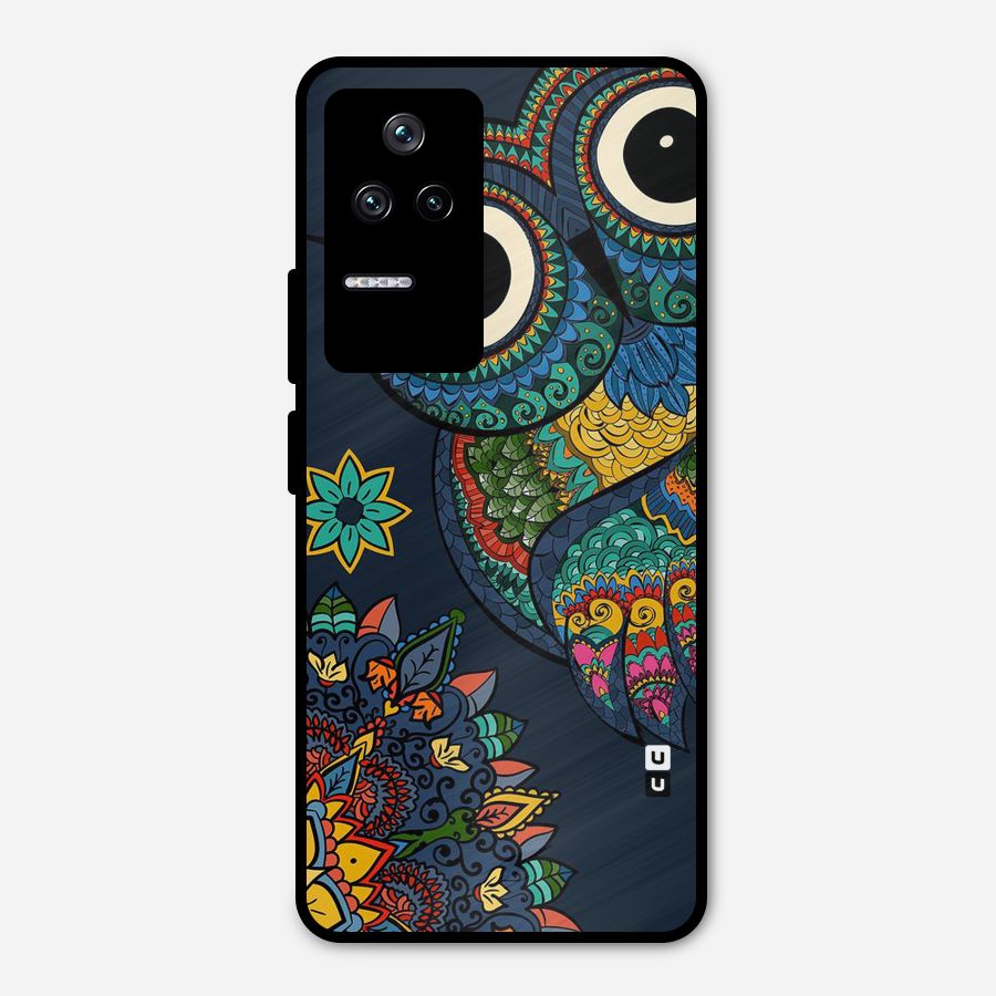Owl Eyes Metal Back Case for Poco F4 5G