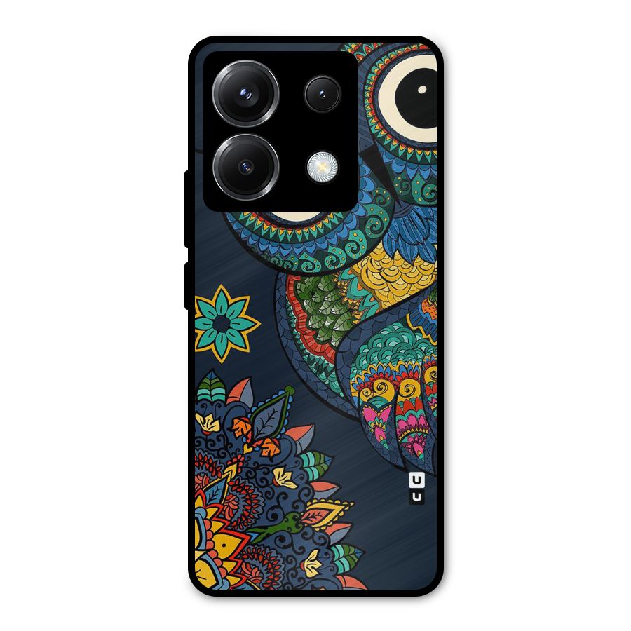 Owl Eyes Metal Back Case for Poco X6