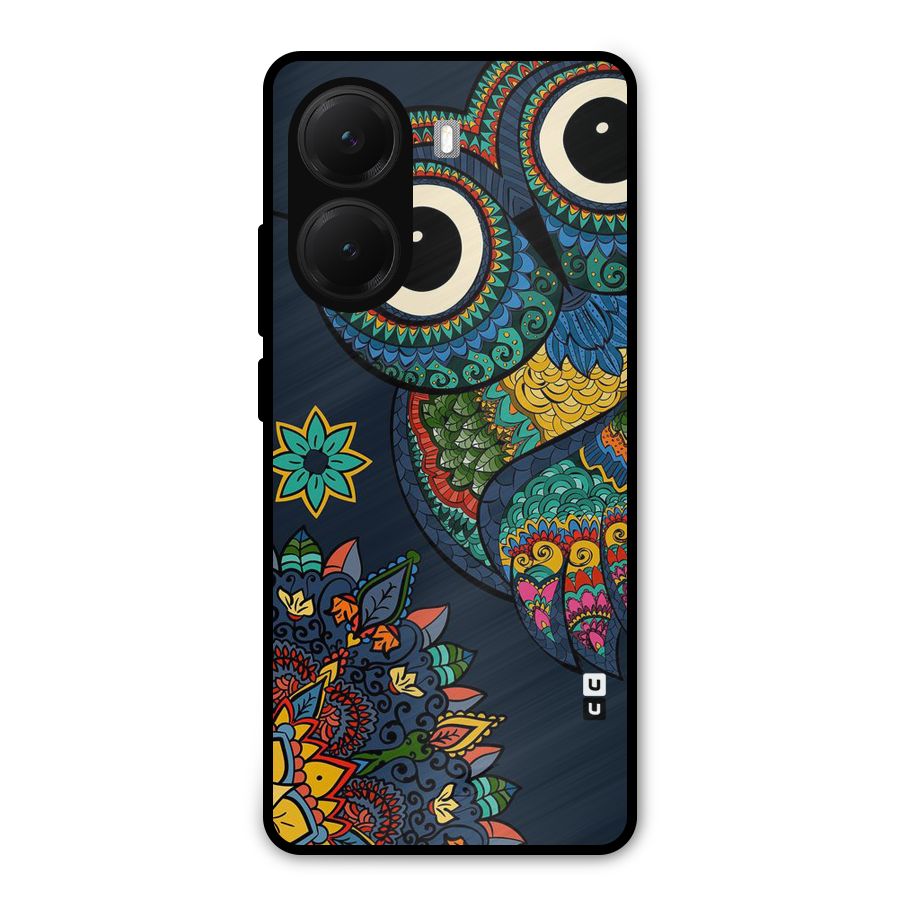 Owl Eyes Metal Back Case for Poco X7 Pro