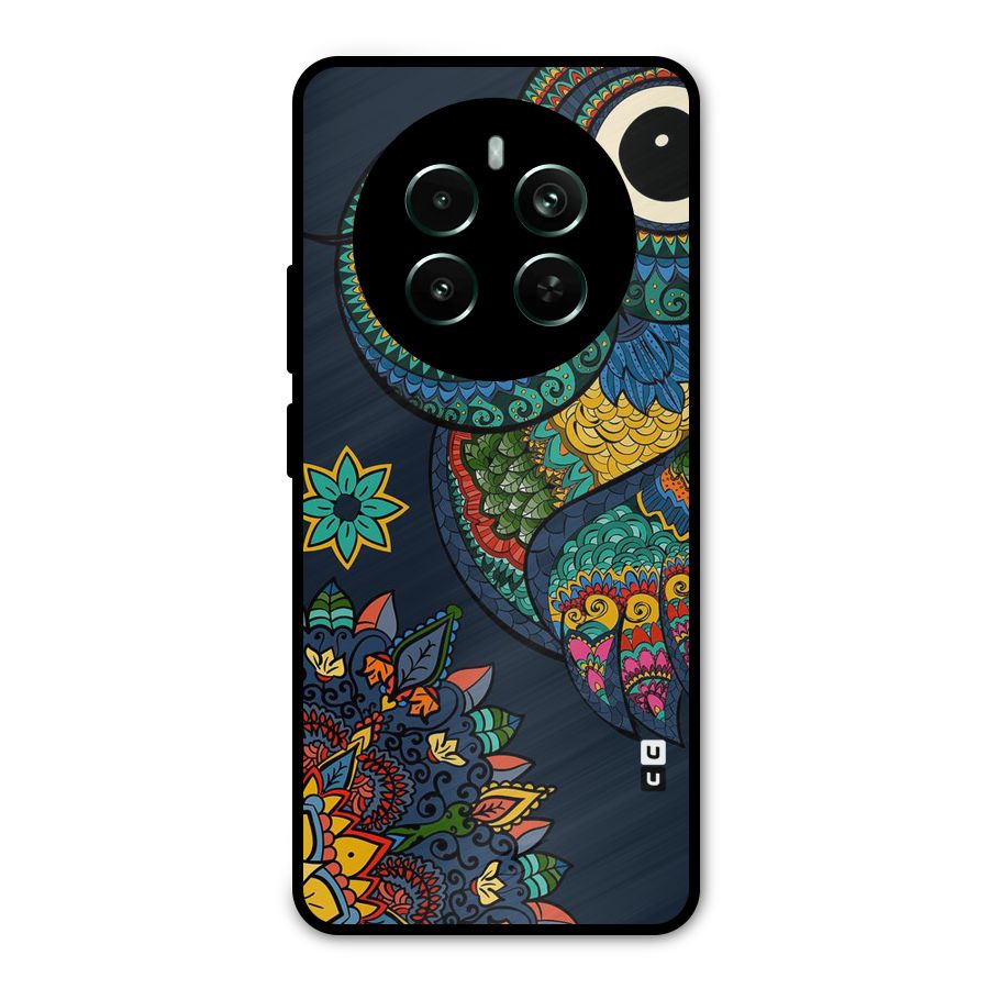 Owl Eyes Metal Back Case for Realme 12 Pro Plus