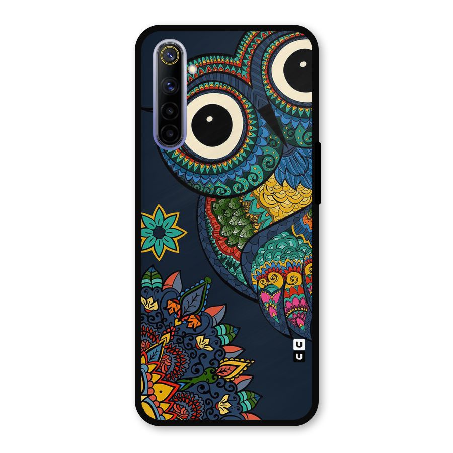 Owl Eyes Metal Back Case for Realme 6i