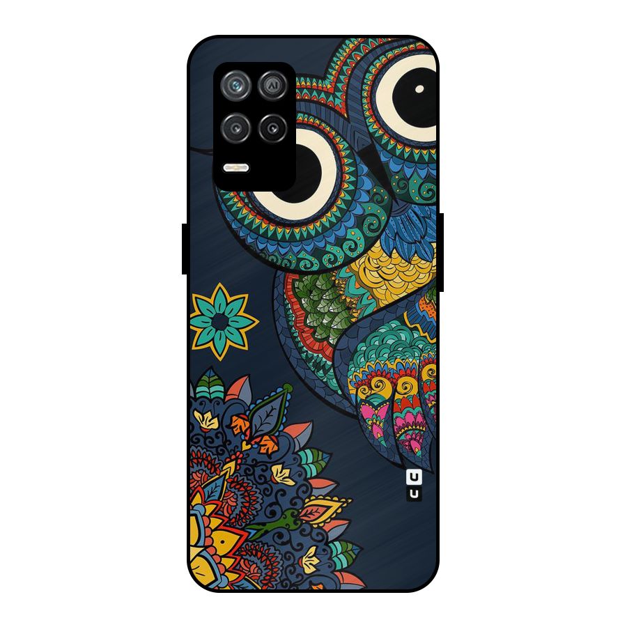 Owl Eyes Metal Back Case for Realme 8s 5G