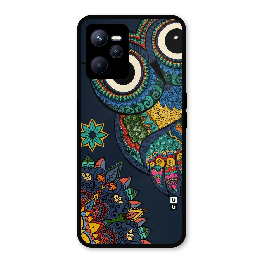 Owl Eyes Metal Back Case for Realme C35