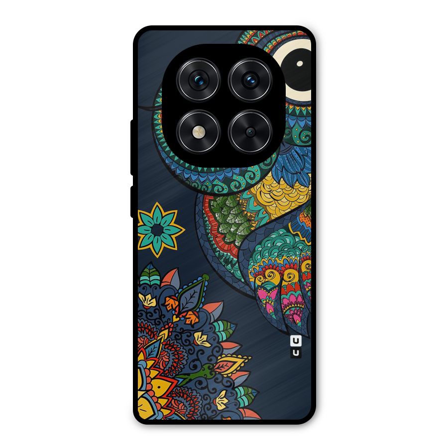 Owl Eyes Metal Back Case for Redmi Note 14 Pro 5G
