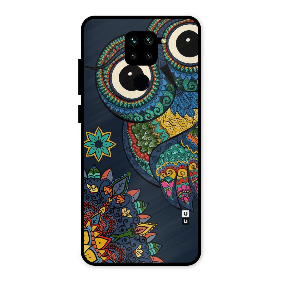 Owl Eyes Metal Back Case for Redmi Note 9