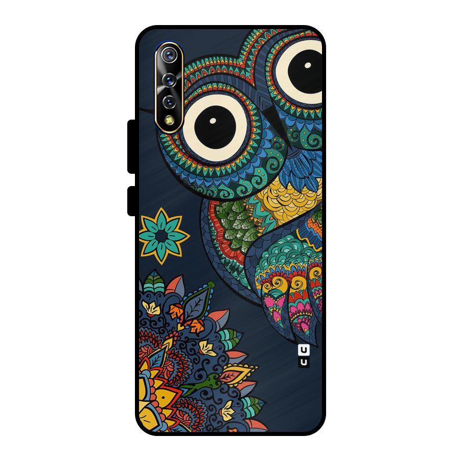 Owl Eyes Metal Back Case for Vivo S1