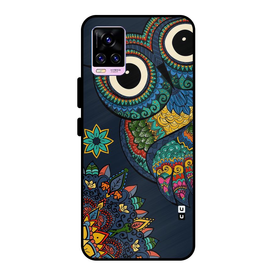 Owl Eyes Metal Back Case for Vivo V20 Pro