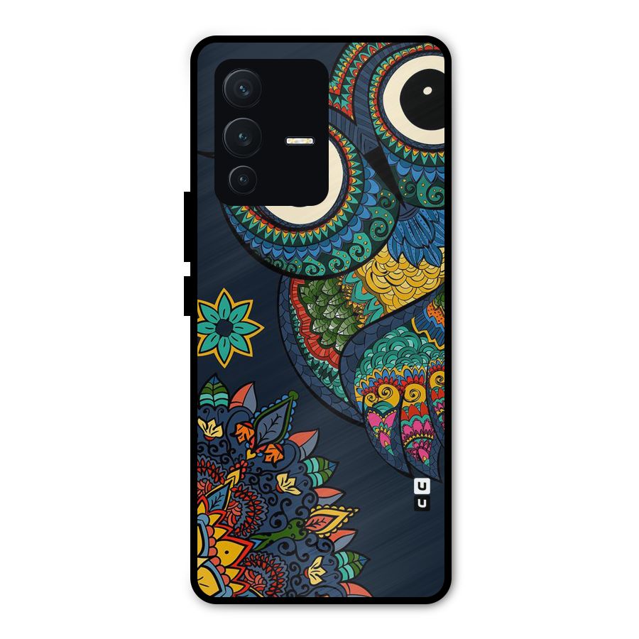 Owl Eyes Metal Back Case for Vivo V23 Pro