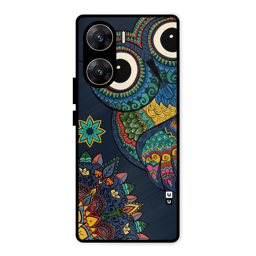 Owl Eyes Metal Back Case for Vivo V29e