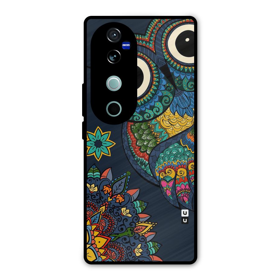 Owl Eyes Metal Back Case for Vivo V40
