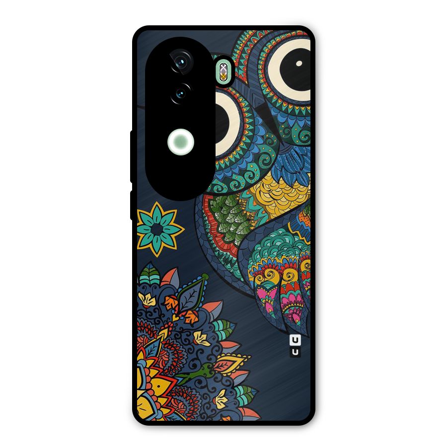 Owl Eyes Metal Back Case for Vivo V40e