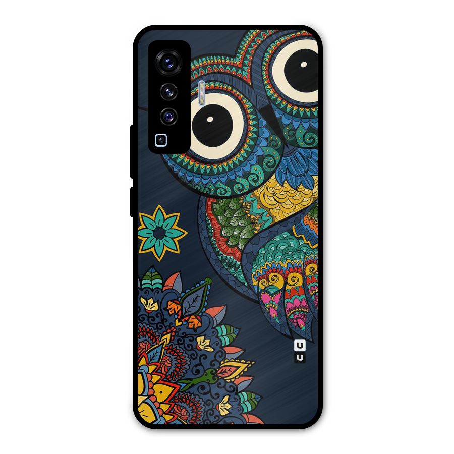 Owl Eyes Metal Back Case for Vivo X50