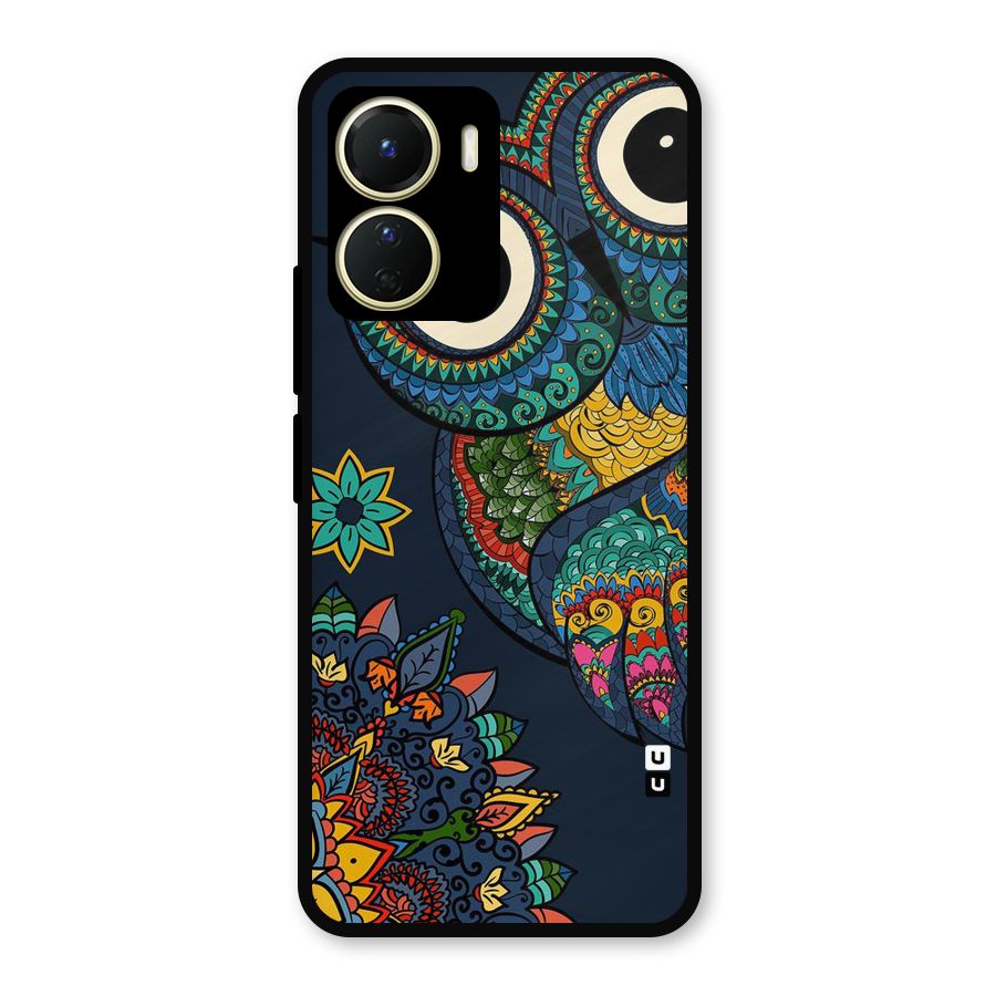 Owl Eyes Metal Back Case for Vivo Y16