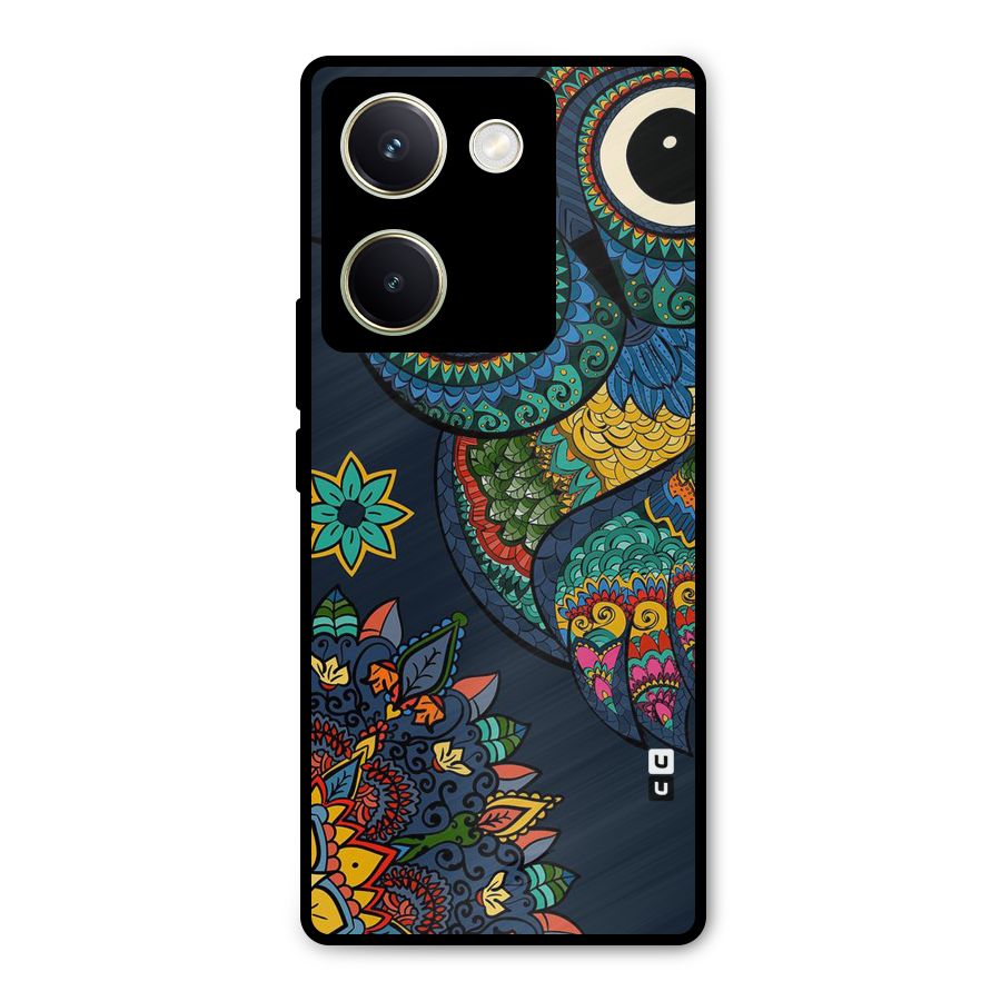 Owl Eyes Metal Back Case for Vivo Y200 Pro
