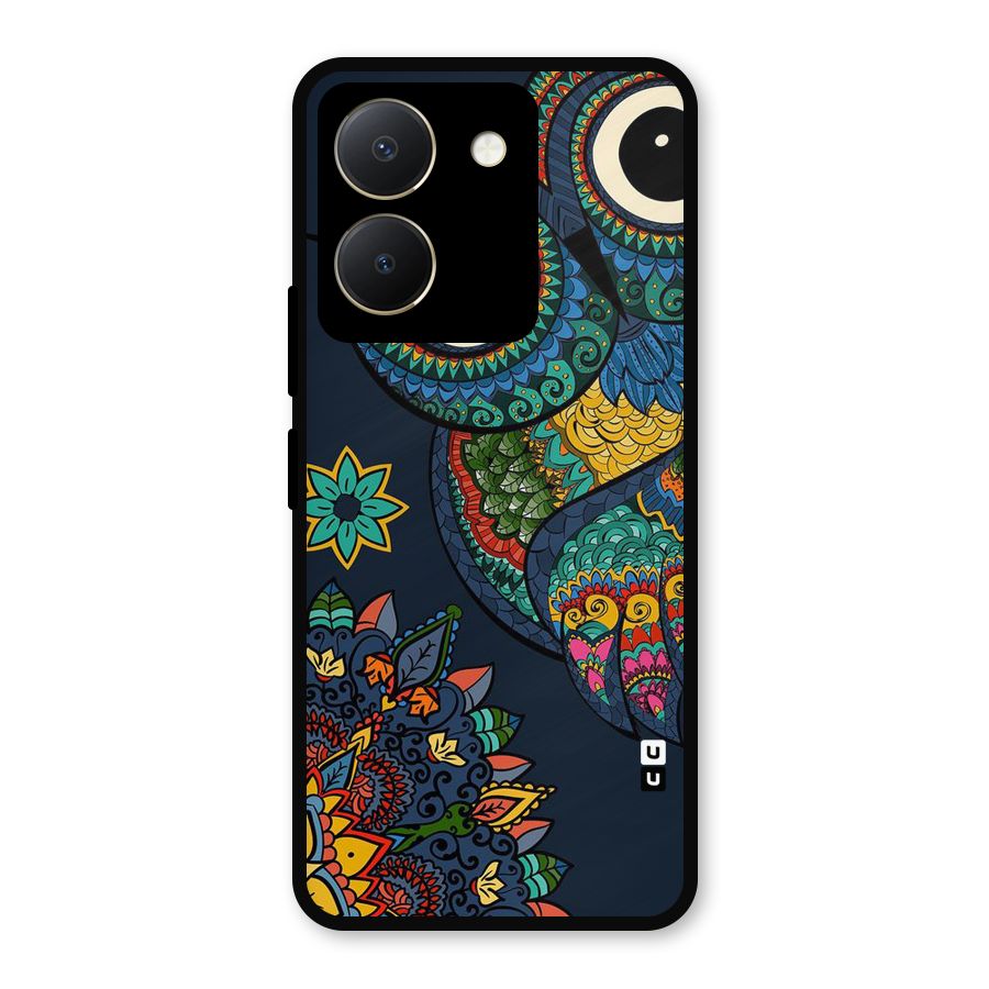 Owl Eyes Metal Back Case for Vivo Y36