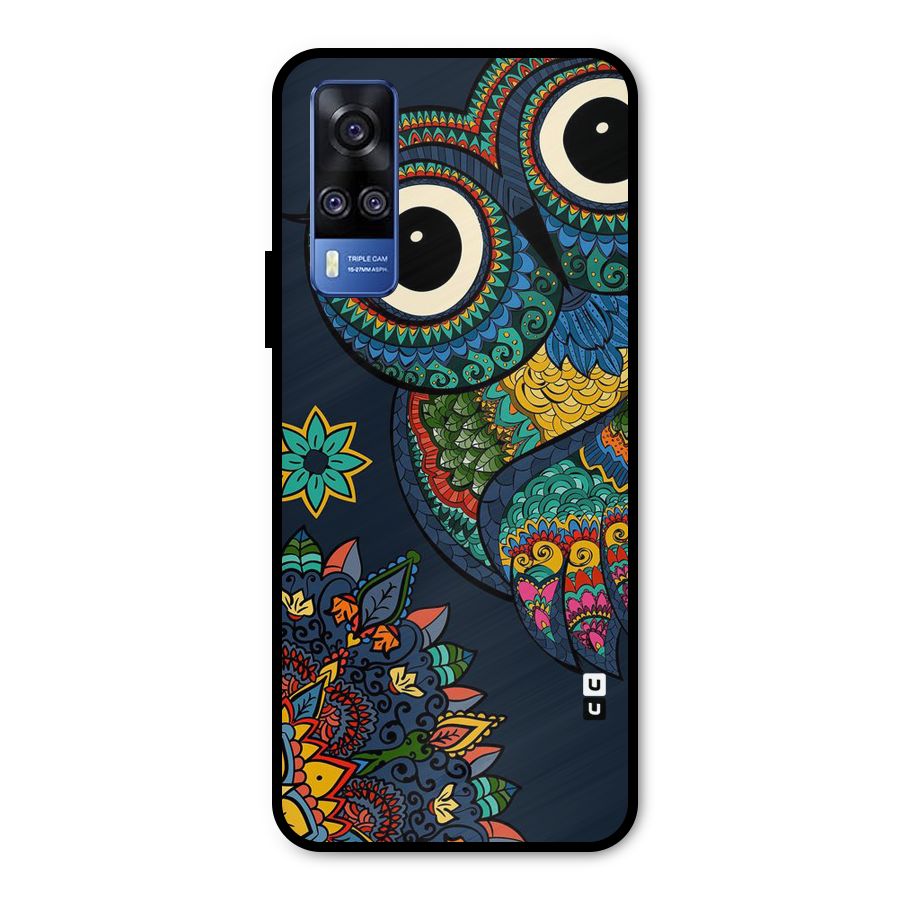 Owl Eyes Metal Back Case for Vivo Y51A