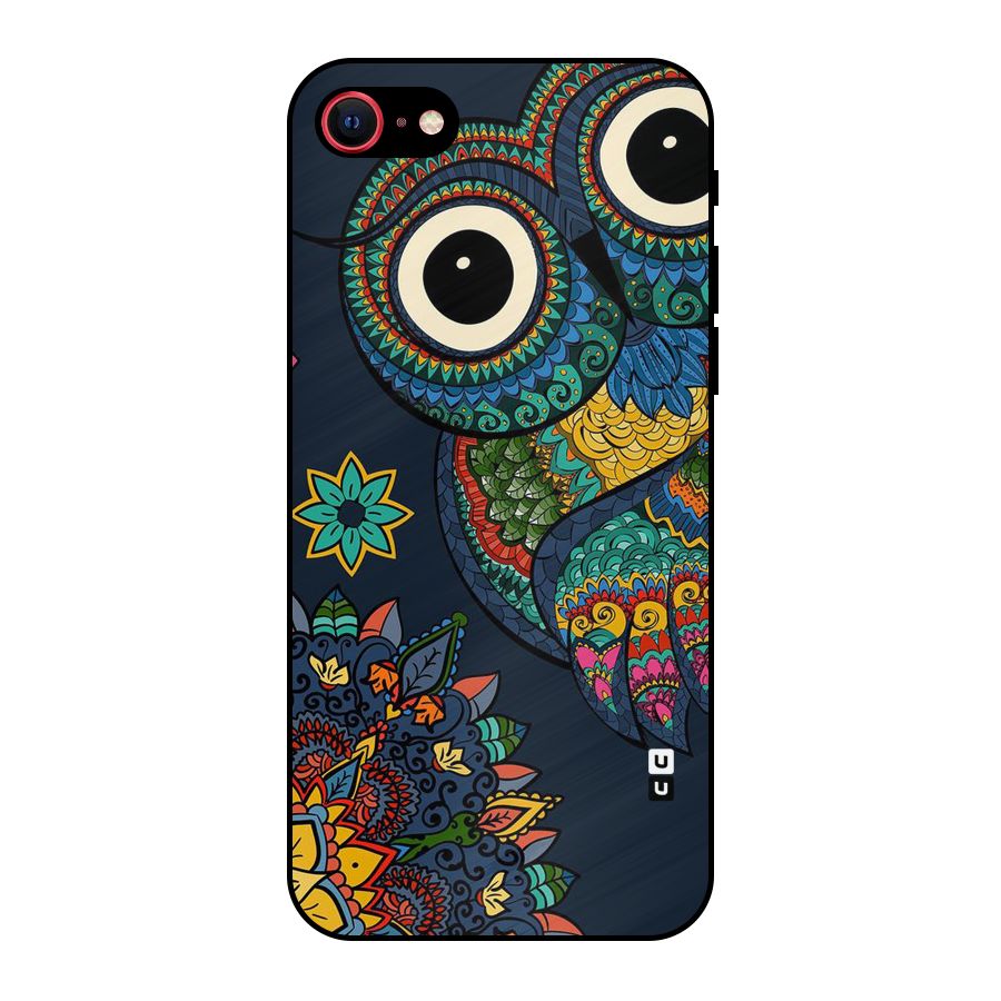 Owl Eyes Metal Back Case for iPhone 7