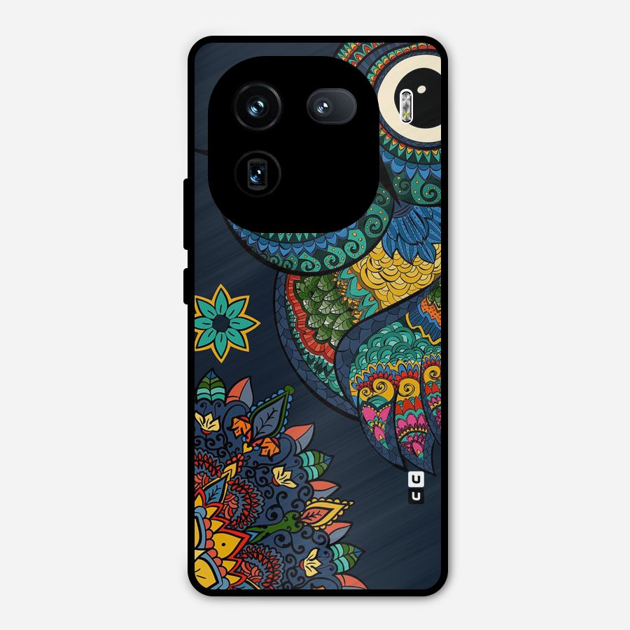 Owl Eyes Metal Back Case for iQOO 12