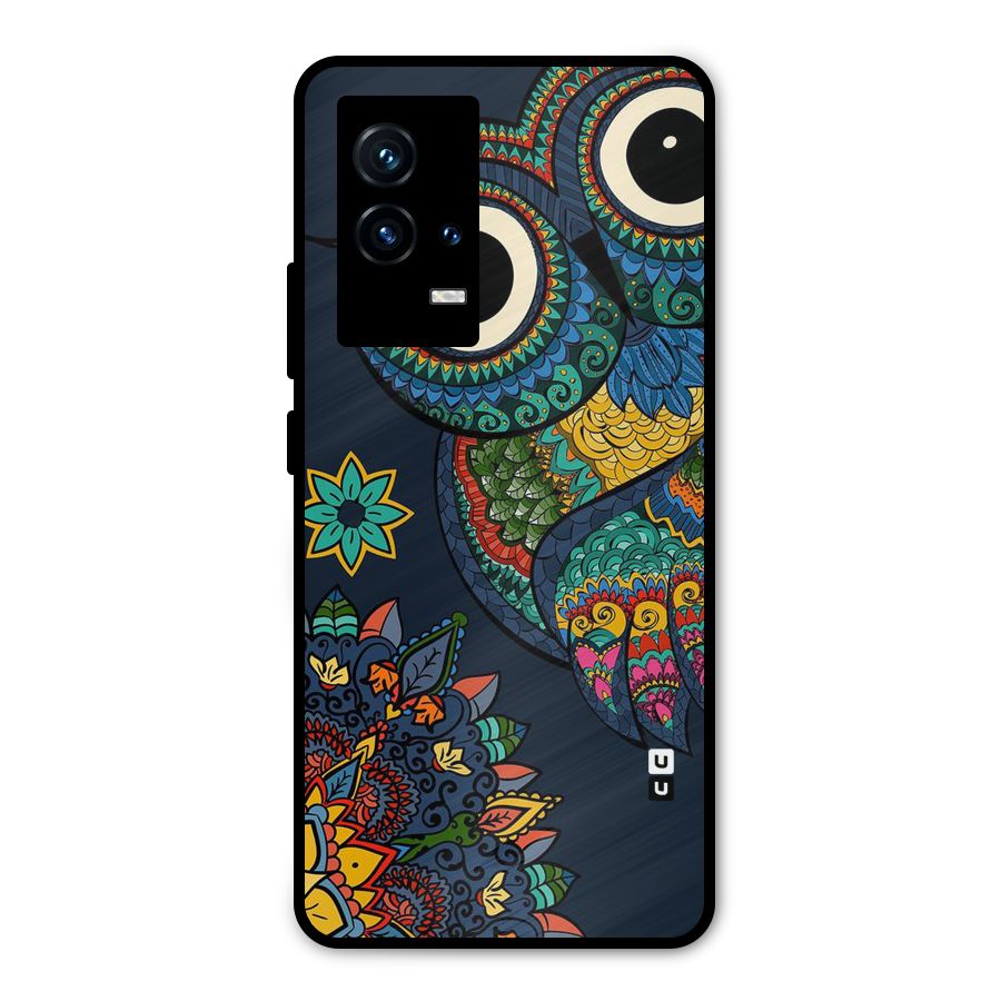 Owl Eyes Metal Back Case for iQOO 9 5G