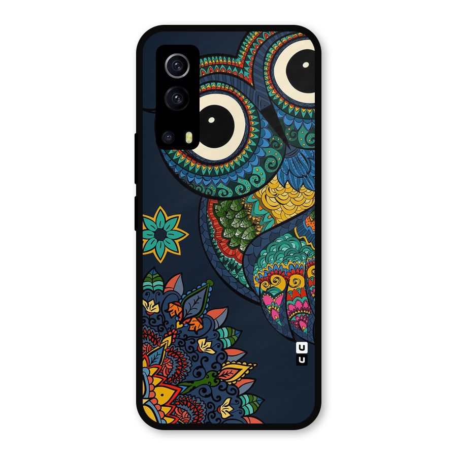 Owl Eyes Metal Back Case for iQOO Z3