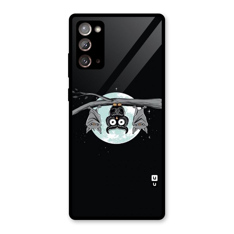 Owl Hanging Glass Back Case for Galaxy Note 20