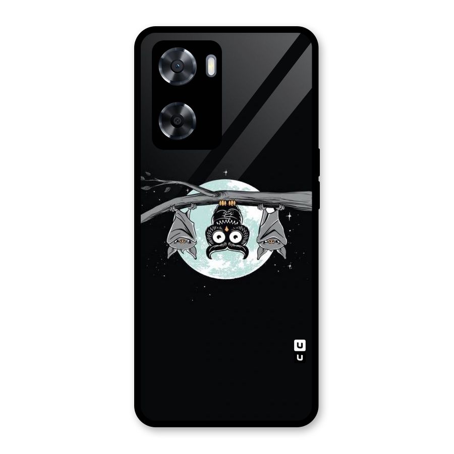 Owl Hanging Glass Back Case for OnePlus Nord N20 SE