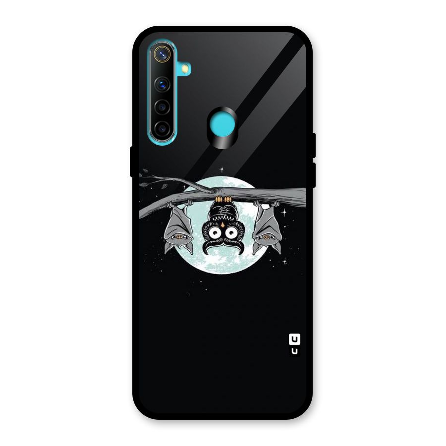 Owl Hanging Glass Back Case for Realme Narzo 10