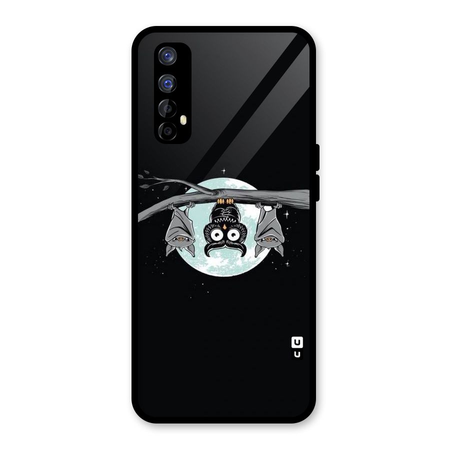 Owl Hanging Glass Back Case for Realme Narzo 20 Pro