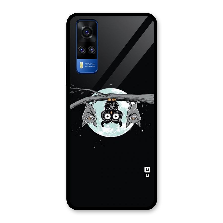 Owl Hanging Glass Back Case for Vivo Y31