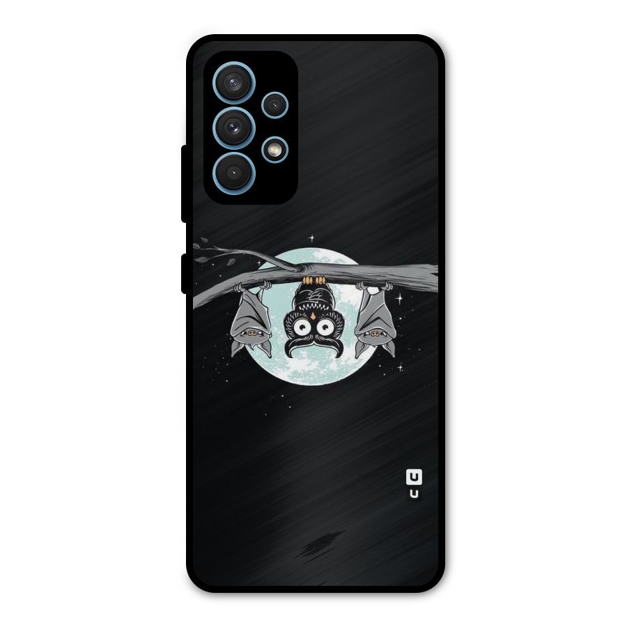 Owl Hanging Metal Back Case for Galaxy A32