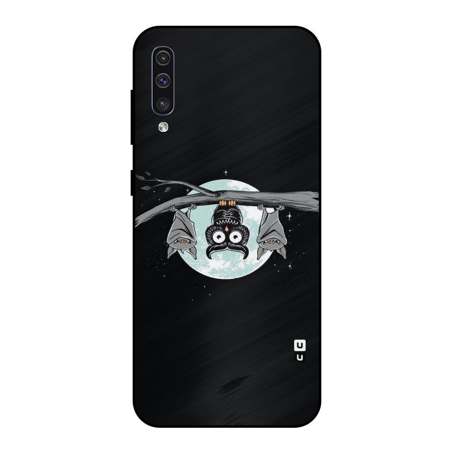 Owl Hanging Metal Back Case for Galaxy A50s