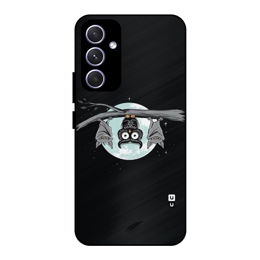 Owl Hanging Metal Back Case for Galaxy A54