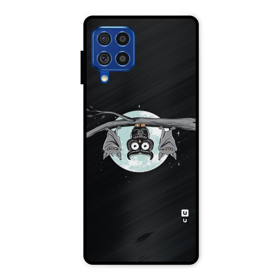 Owl Hanging Metal Back Case for Galaxy F62