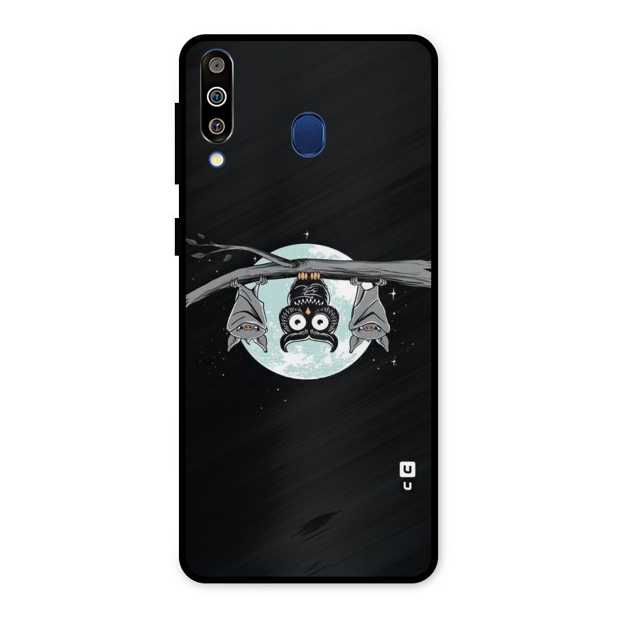 Owl Hanging Metal Back Case for Galaxy M30