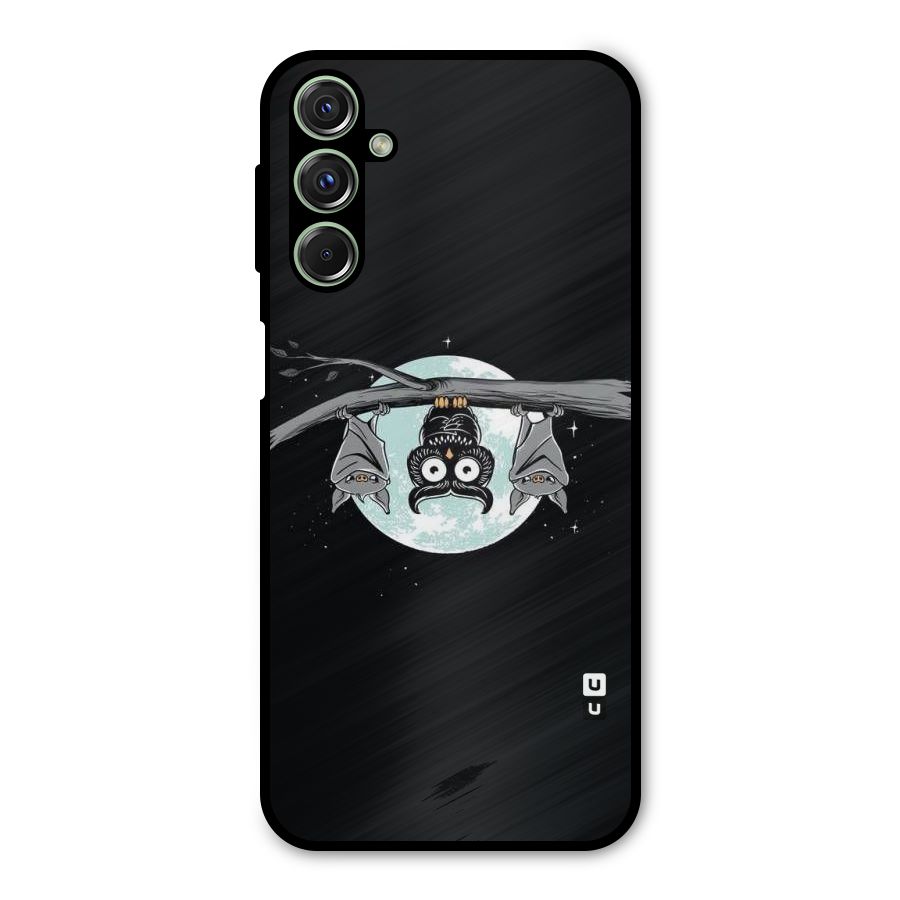 Owl Hanging Metal Back Case for Galaxy M34