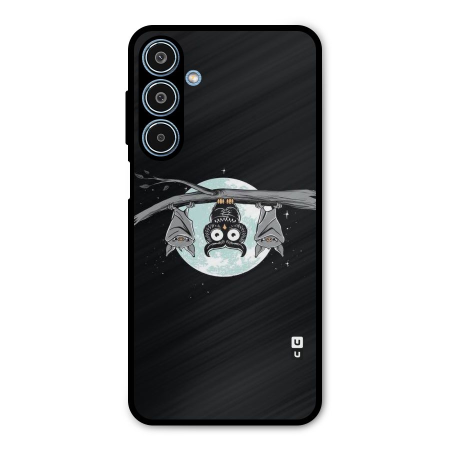 Owl Hanging Metal Back Case for Galaxy M35