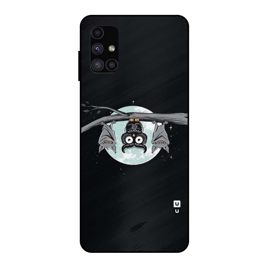 Owl Hanging Metal Back Case for Galaxy M51