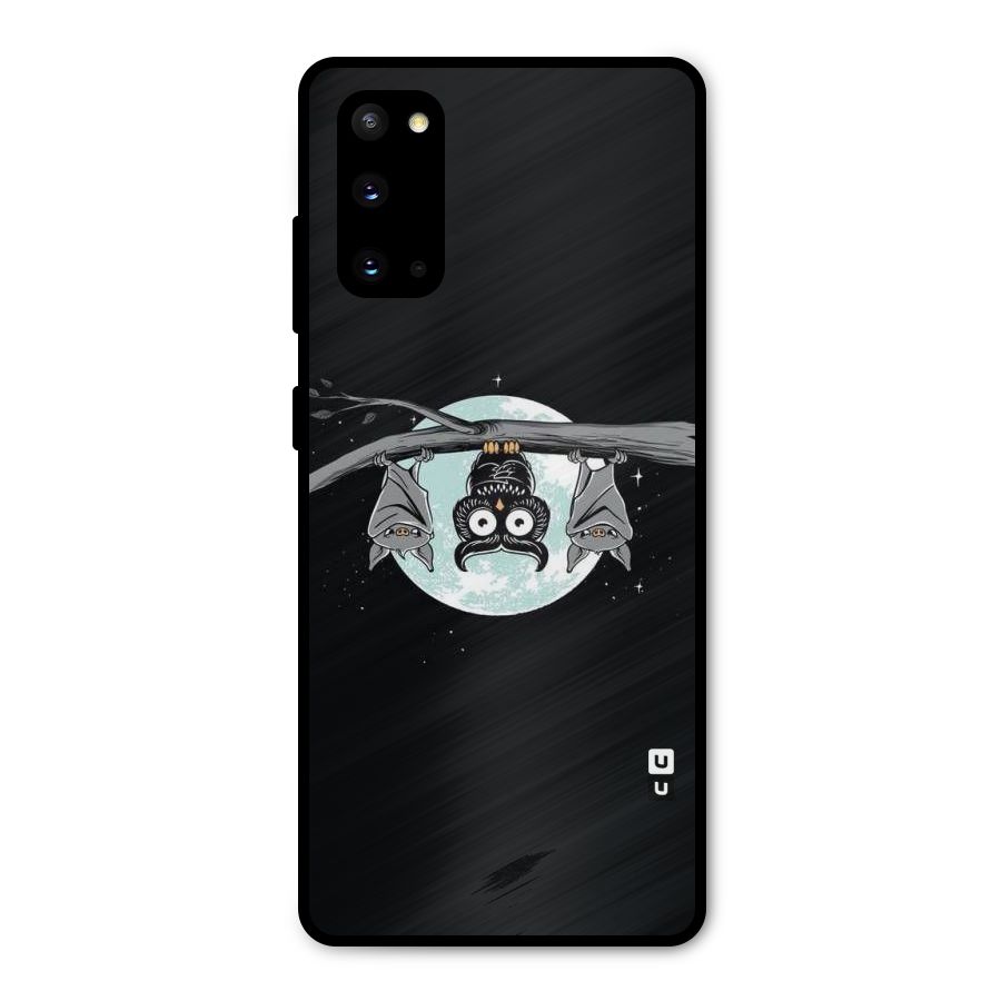 Owl Hanging Metal Back Case for Galaxy S20