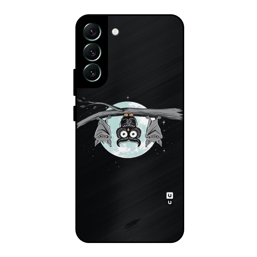 Owl Hanging Metal Back Case for Galaxy S22 Plus 5G