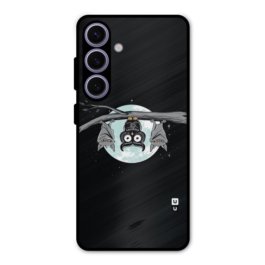 Owl Hanging Metal Back Case for Galaxy S24
