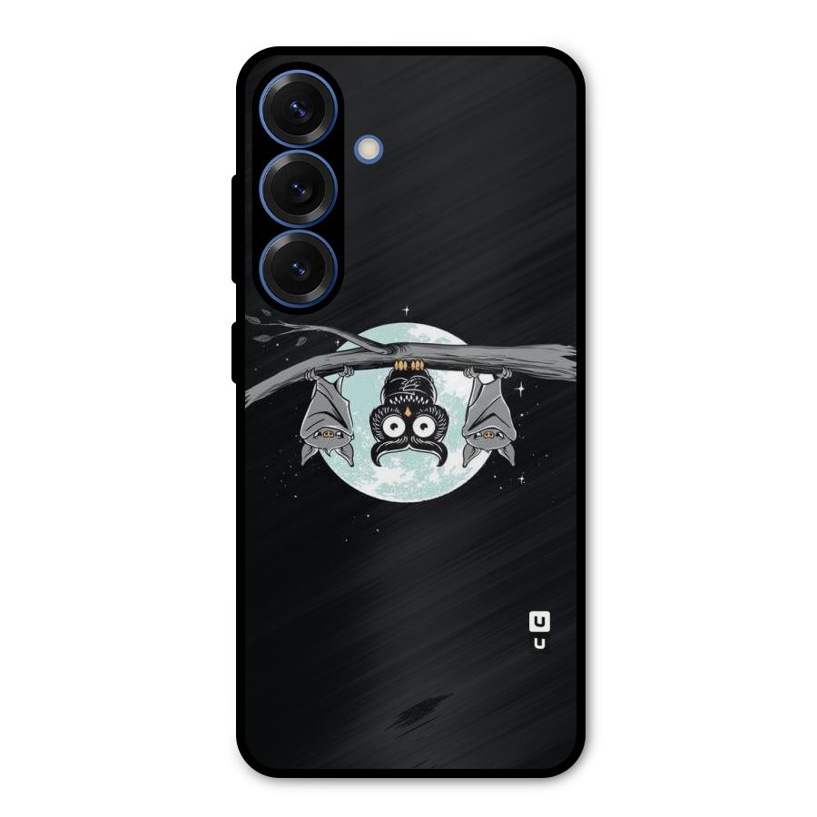 Owl Hanging Metal Back Case for Galaxy S25