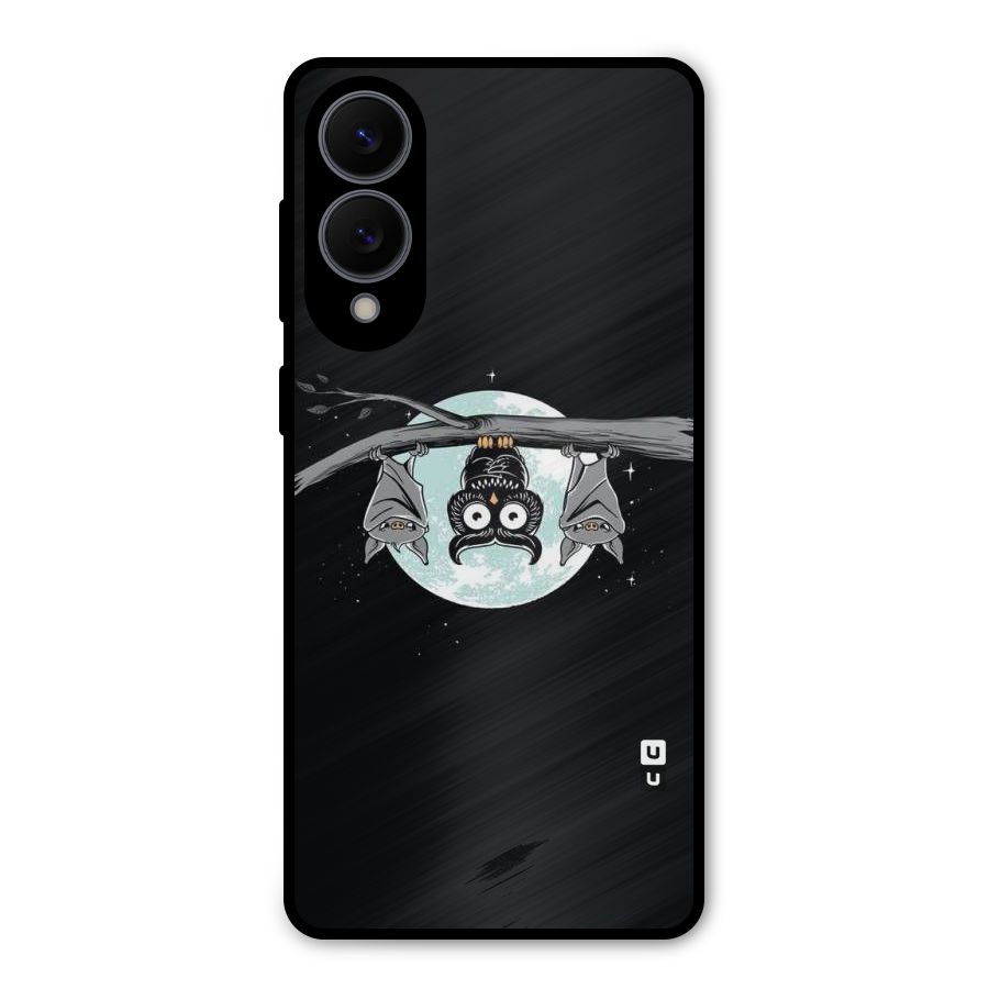 Owl Hanging Metal Back Case for Galaxy S25 Edge