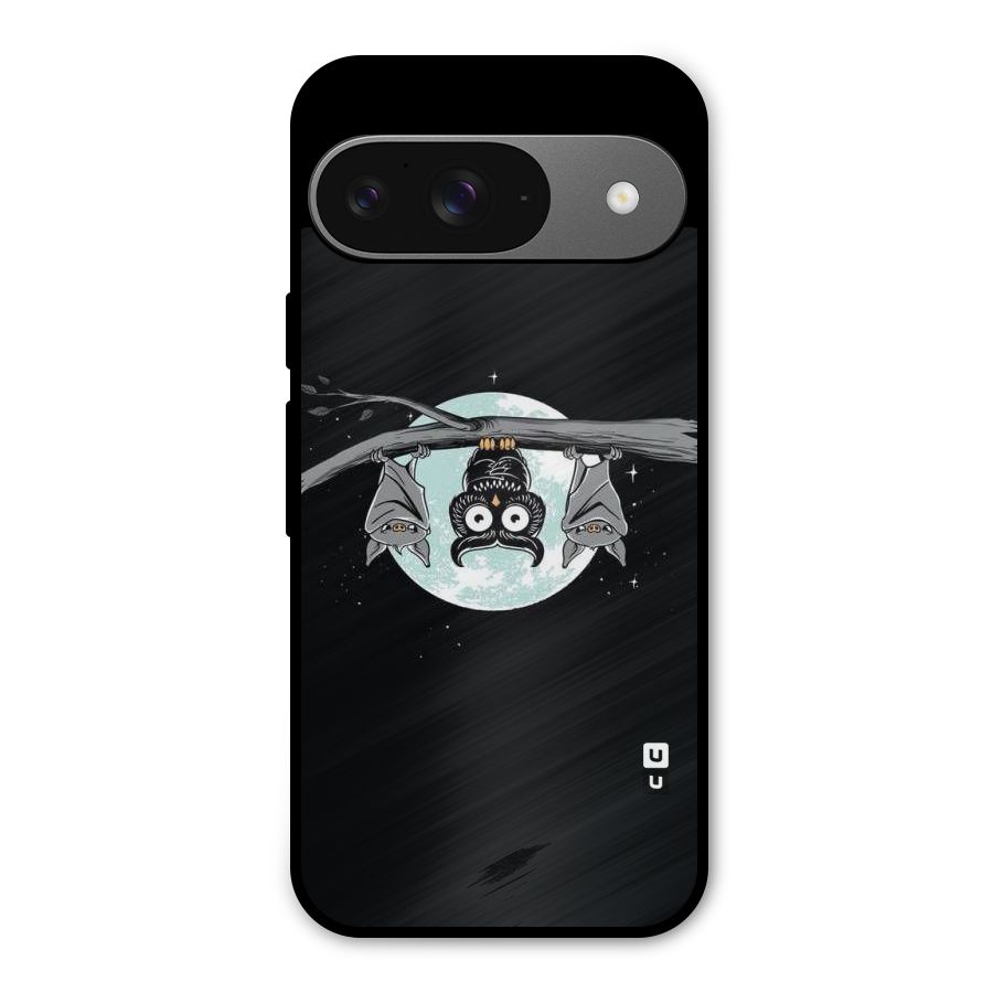 Owl Hanging Metal Back Case for Google Pixel 9