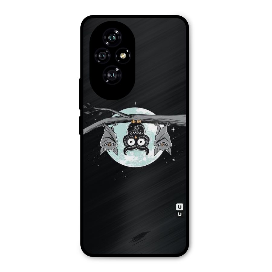 Owl Hanging Metal Back Case for Honor 200