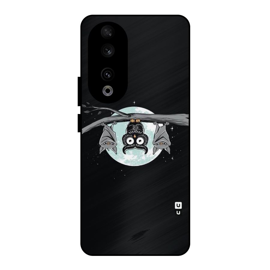 Owl Hanging Metal Back Case for Honor 90