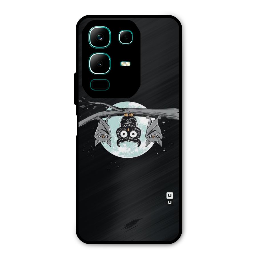 Owl Hanging Metal Back Case for Infinix Note 50x