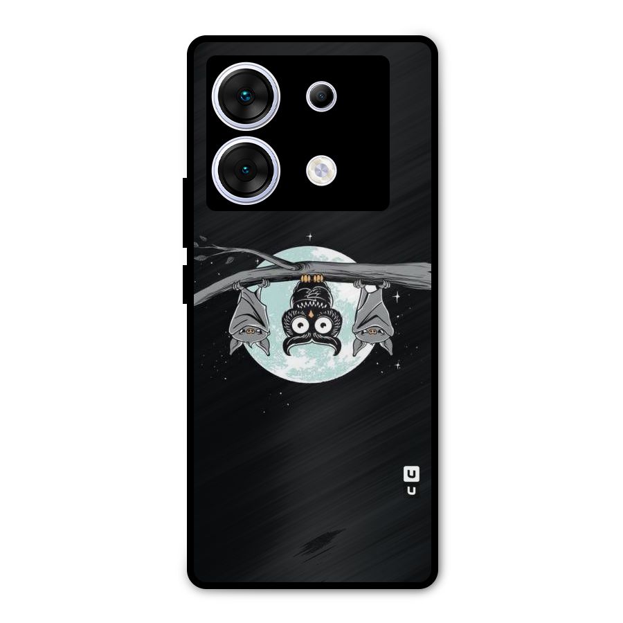 Owl Hanging Metal Back Case for Infinix Zero 30 5G